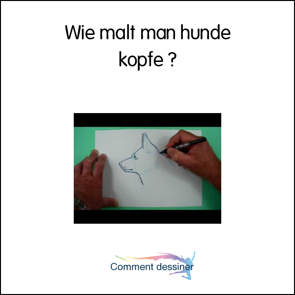 Wie malt man hunde köpfe